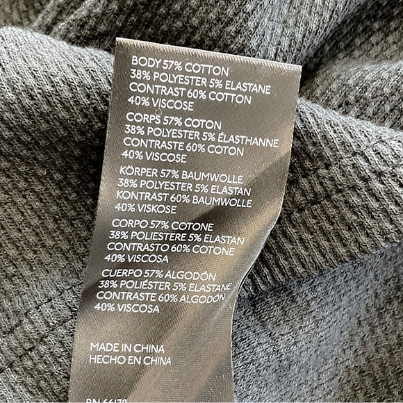 New Free People Mikah Layering Cuff Thermal Top Black Size XS - Picture 6 of 8